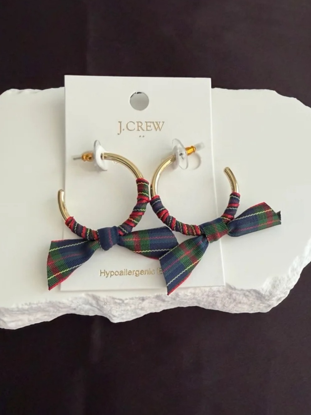 J. Crew Factory Ribbon Wrapped Hoops - Picture 6 of 10